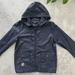 APC K Way Windbreaker Hoodie Jacket Size Large