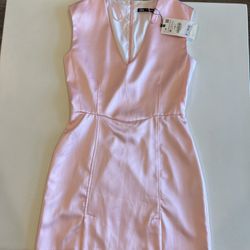 NEW Zara pink satin dress