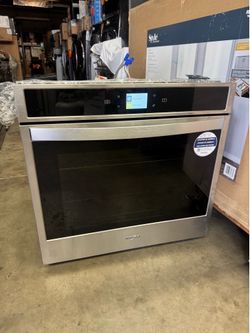 Single wall oven Whirlpool stainless steel w 30”