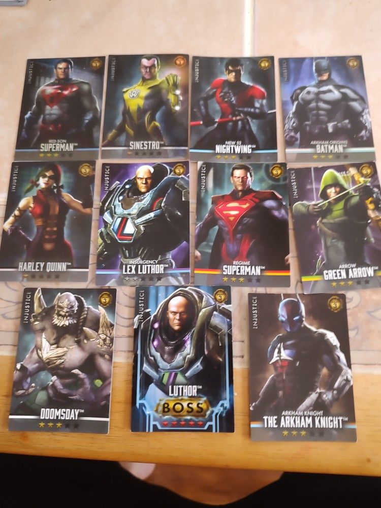 Dave And Busters Injustice Cards