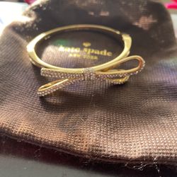 Kate Spade Diamond Bow Bracelet Gold