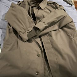 Men’s Black Trench Coat 