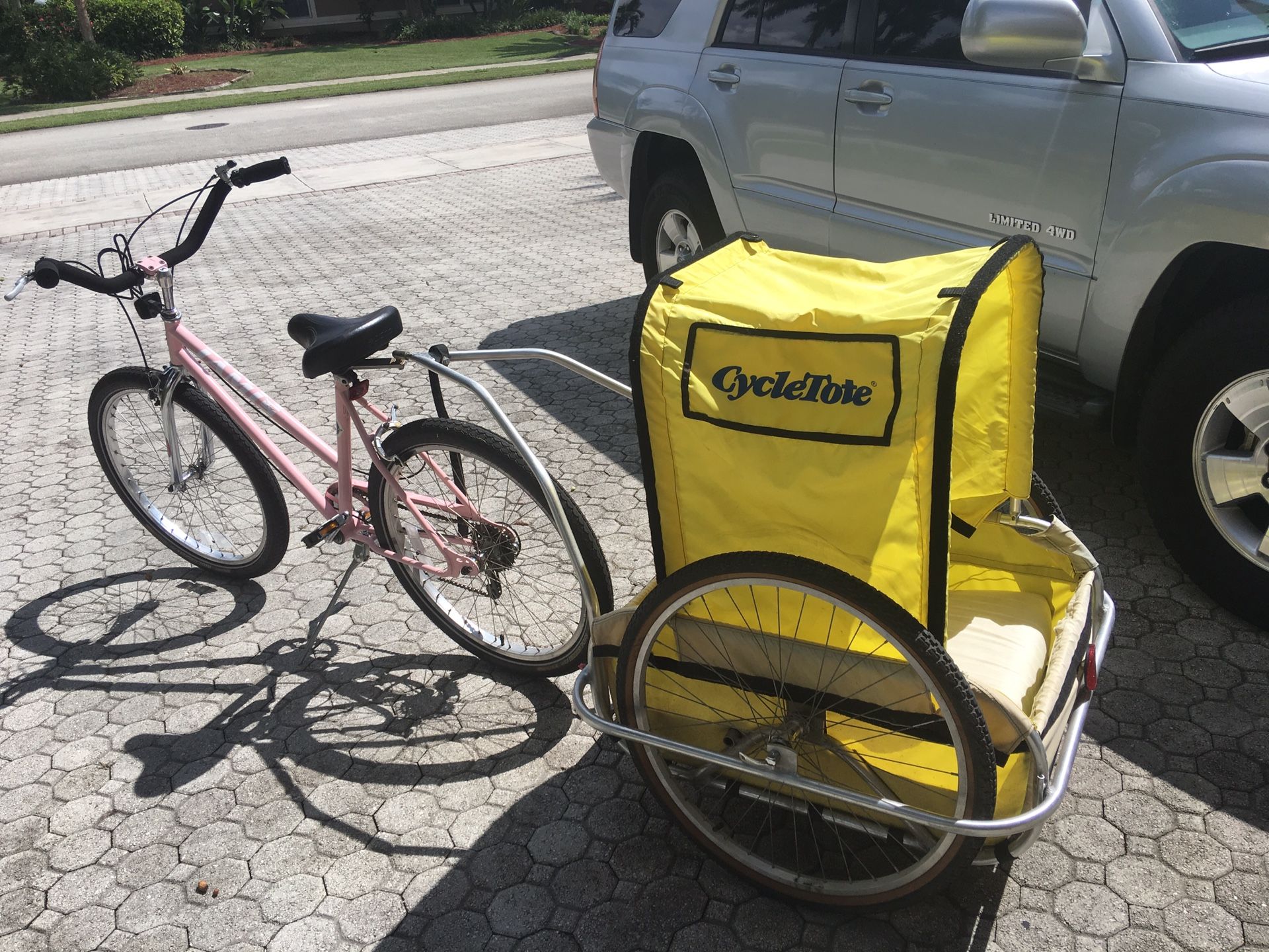 Doggie Tote bicycle trailer carrier