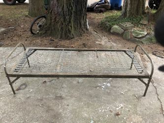 US military collapsible bed frame