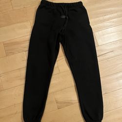 Black Essential Sweatspants/ Small
