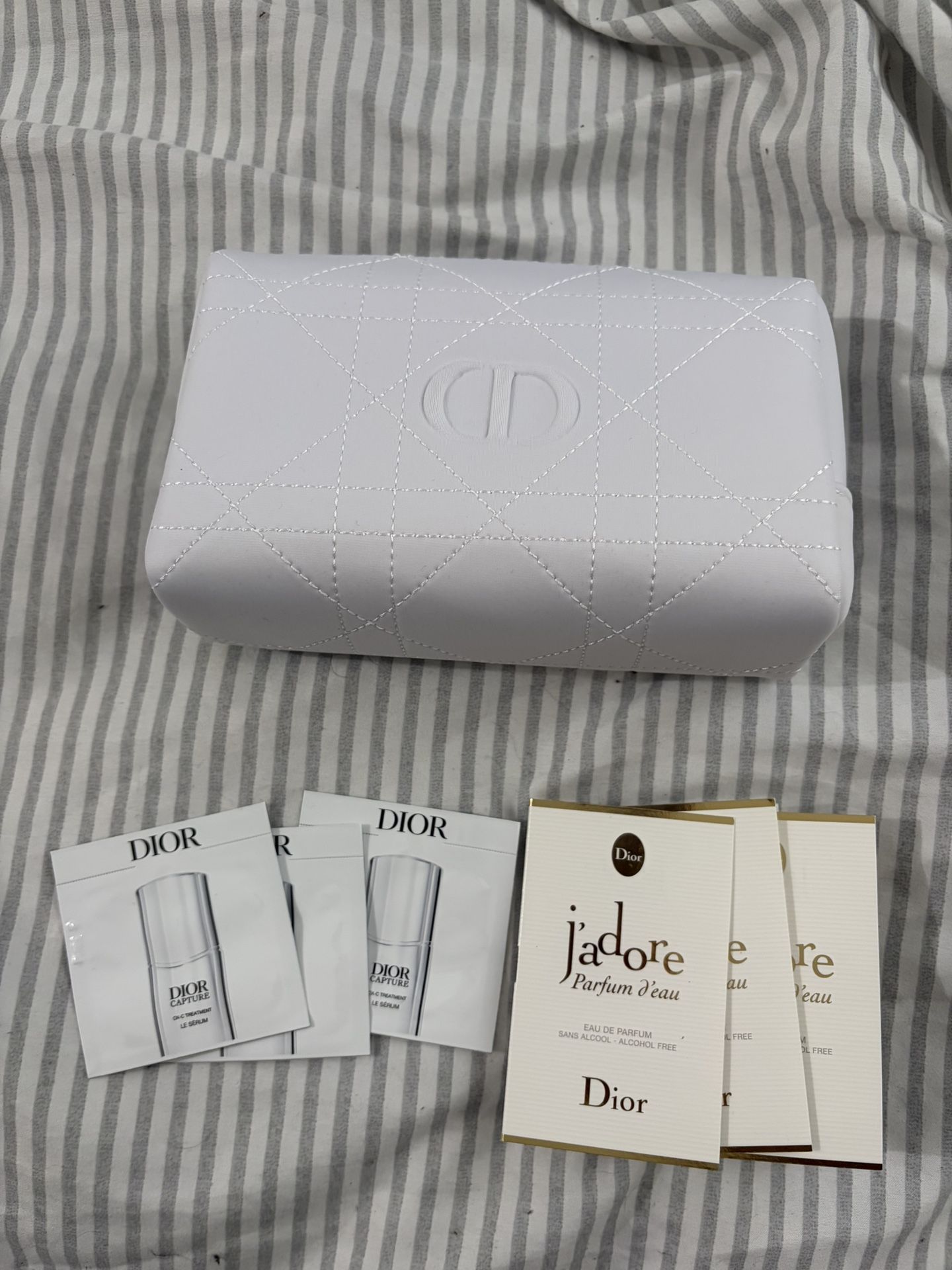 Dior Pouch And Perfume And Day Cream