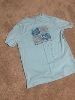Under Armour Light Blue Fishing Graphic T-Shirt