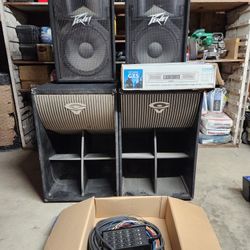 Speakers And Amplifier 