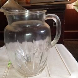 Glass Pitcher 5$
