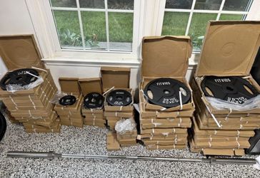 245 Lbs Of Olympic Weight Plates