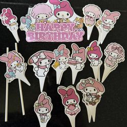 Melody Cake Toppers Cupcake Toppers