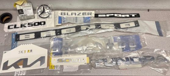 Mixed Lot of OEM Vehicle Emblems and Badges