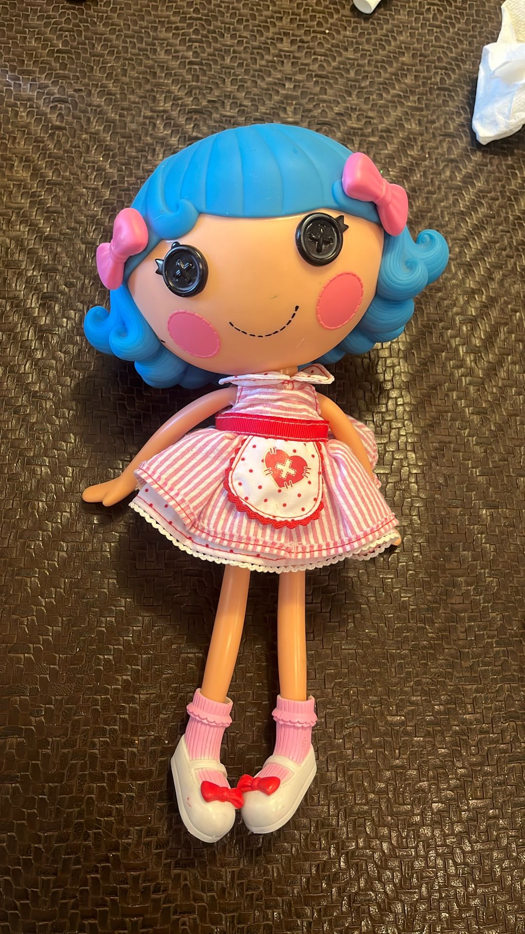 2011 Lalaloopsy Full Size Doll 12" Rosy Bumps ‘N’ Bruises Doll, With CLOTHES