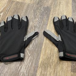 Black Gray XL Wells Lamont Goatskin Work Gloves