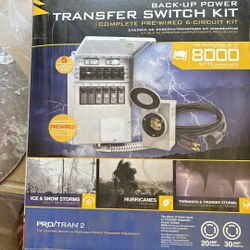 Reliance Transfer Switch Kit  New !!! Never Used!!