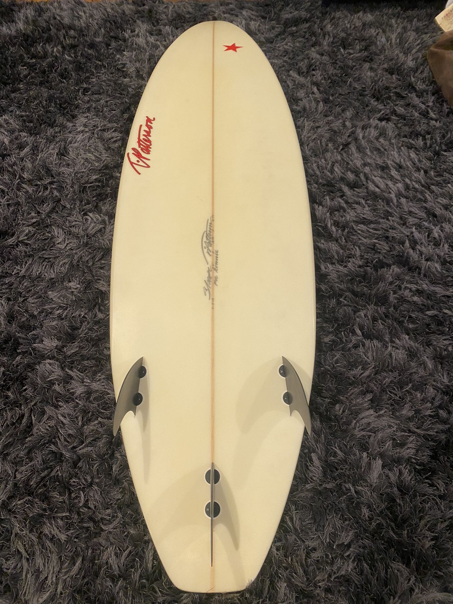 Custom T Patterson Surfboard 6ft