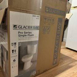 Glacier Bay Pro Series Single Flush 2-Piece Toilet