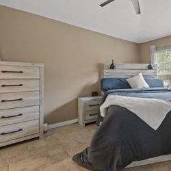 Bed, Dresser, Night Stand 