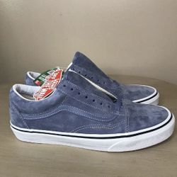 VANS OLD SKOOL PIG SUEDE TEMPEST Gray HEIQ ECO DRY Dupont Men  8.5.