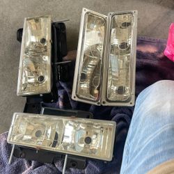 Front Lights And Grill 1(contact info removed) Chev 