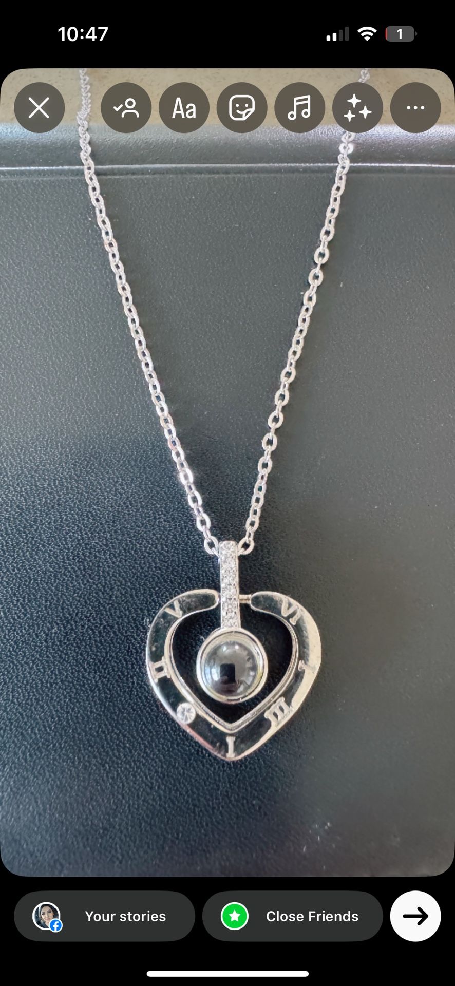 Beautiful Stainless Steel “I Love You” Pendant