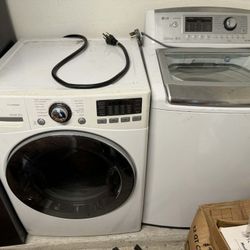 LG washer and dryer 