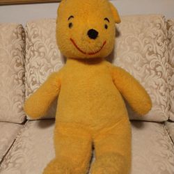 Vintage Gund 1960s Winnie The Pooh Stuffed Bear 