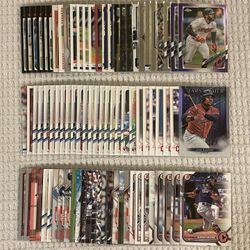 Cleveland Guardians / Cleveland Indians 82 Card Baseball Lot