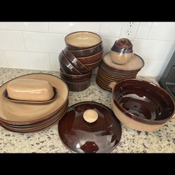 China Set Dishes Plates Bowls
