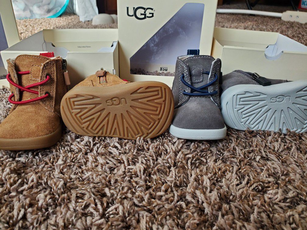 Baby shoes. Ugg, Vans