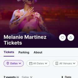 2 Tickets Tonight’s Melanie Martinez Concert