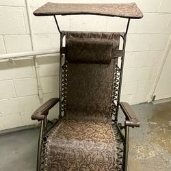 Two (2) 'BLISS' Large Folding Outdoor Recliners - firm posted price for BOTH RECLINERS purchased TOGETHER.