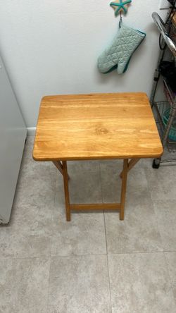 Wooden Folding Side Table