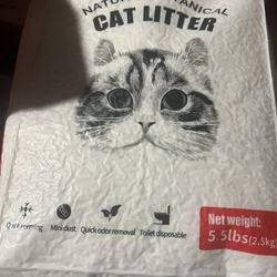 Organic Cat Litter And Mixed Cat Litter Bags Of 5.5lbs
