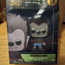 Funko Pop! Enamel Pin - Simpsons Treehouse of Horror Werewolf Bart