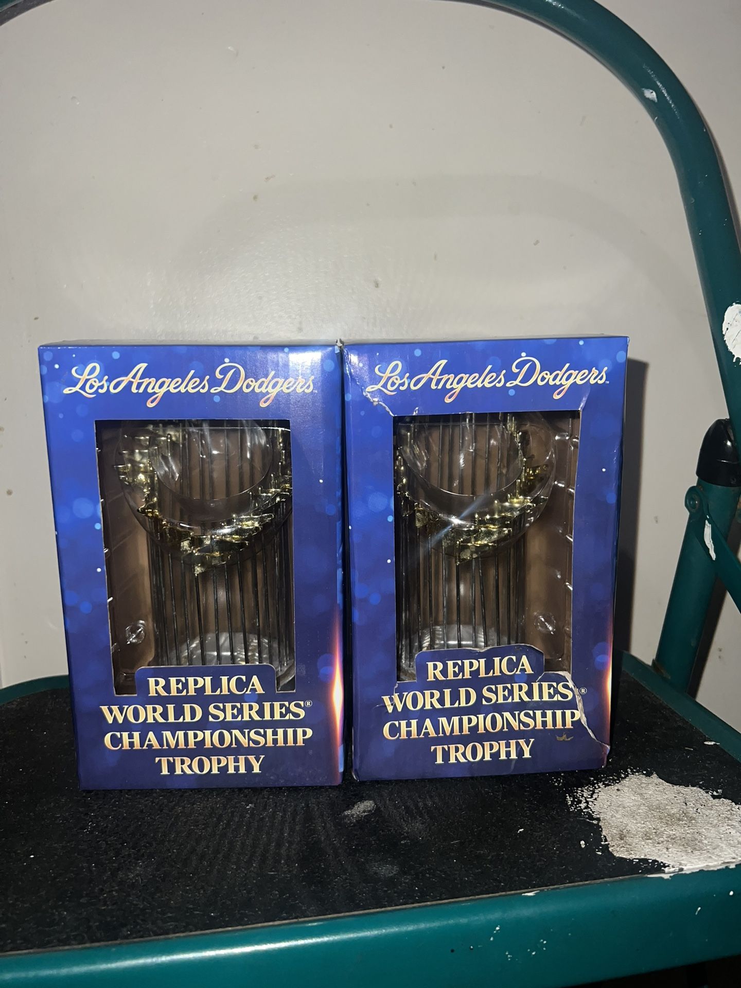 Dodgers 2024 World Series Trophies