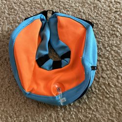 orange size xs dog cat inflatable collar unused  