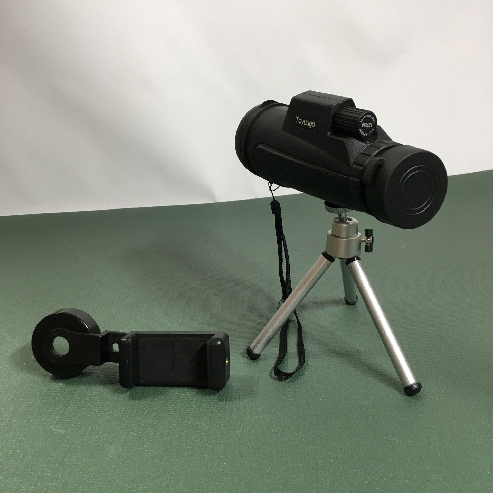 12x50 Monocular Includes Cell Phone Holder