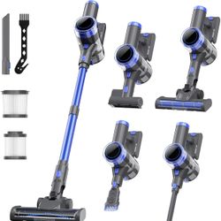 New-Cordless Vacuum Cleaner, 10-in-1 Lightweight Stick Vacuum with 33 kPa Powerful Suction, 45-Min Runtime, Rechargeable Vacuum Cordless for Home Hard