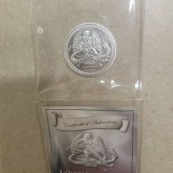 2014 Isle Of Man 1 Oz 999 Silver Coin 
