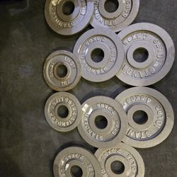 Spare 2.5lb, 5lb and 10lb Olympic Weight Plates 