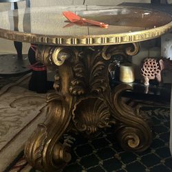 Small End Table 17” Height X 22” Round