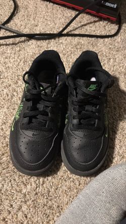 Nikes 12c black and green