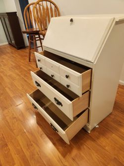Antique fold out desk