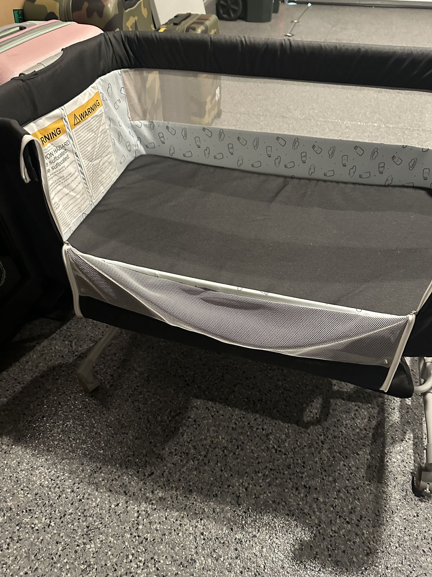 Ottoman And Baby Bassinet