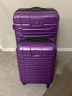 Purple luggage