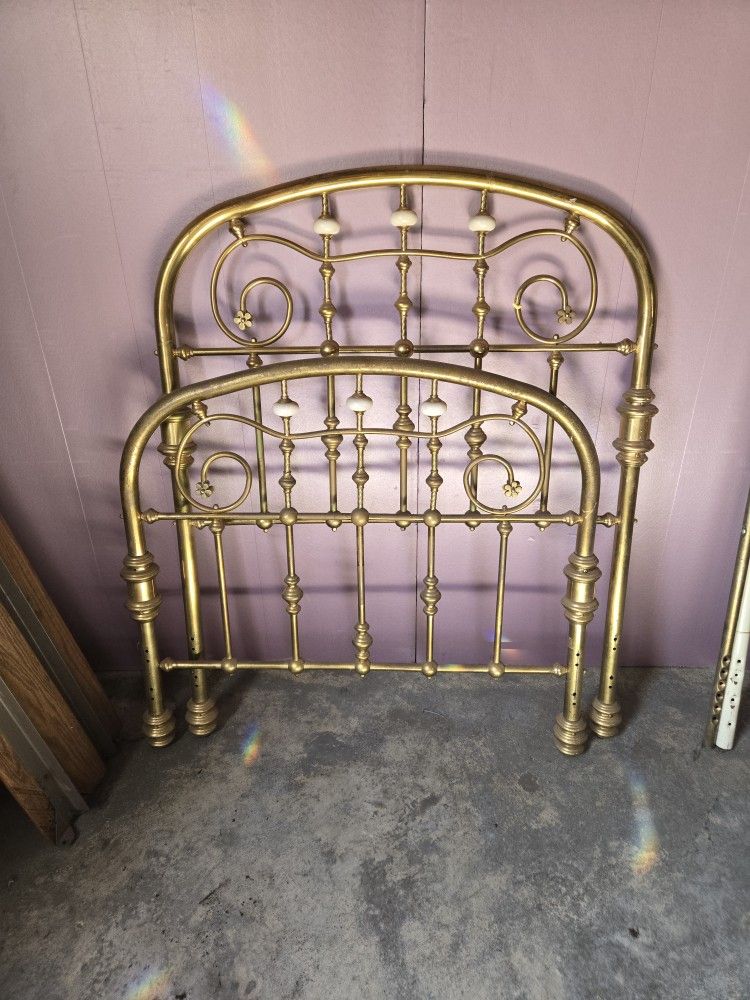 Twin Brass Bed