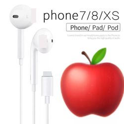 Earphone  iPhone🍎with Lightning connector with  "RMC" iPhone 7,8 plus x xs max XR 11 12