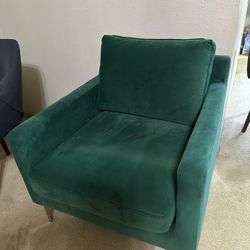 ALL MODERN: Jones Upholstered Armchair Teal set of 2