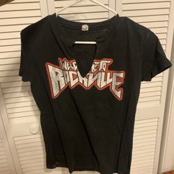 Women’s Welcome To Rockville T Shirt Cut Top Sz M Pre Owned 